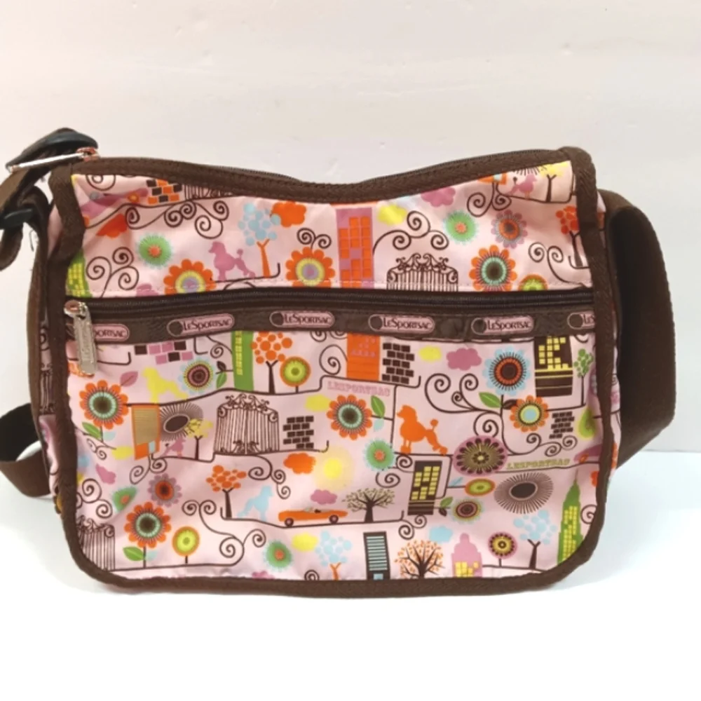 LeSportsac Poodle Park Classic Hobo Purse Shoulder Bag